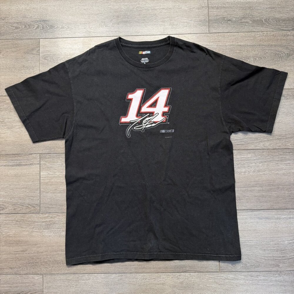 NASCAR Tony Stewart #14 Graphic Shirt Size XL Blaxk